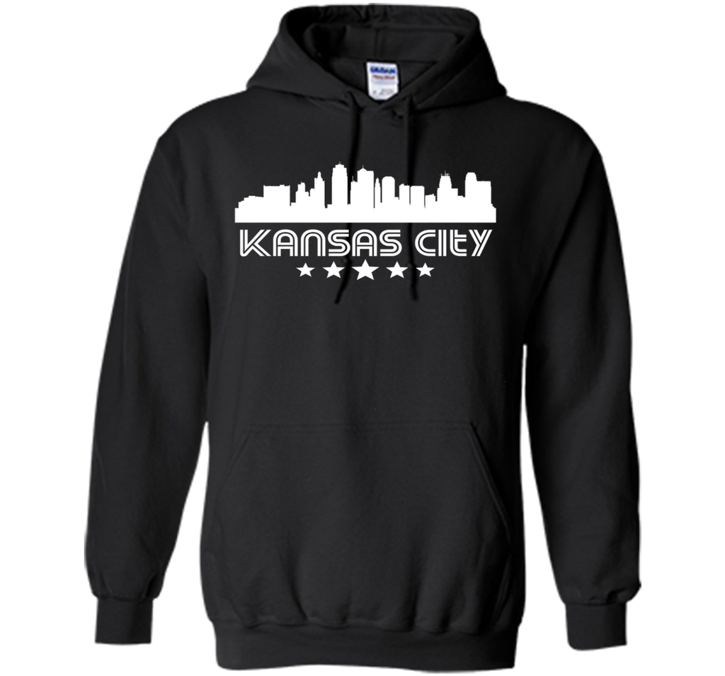 Kansas City Missouri Skyline Retro Style T-Shirt