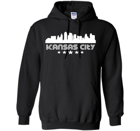 Kansas City Missouri Skyline Retro Style T-Shirt
