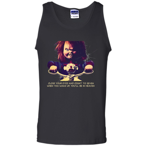 (2) close your eyes, you'll be in heaven, halloween day Tank Top