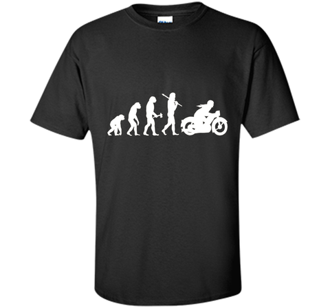 Funny Vintage Motorcycle Motorbike Bikie Evolution T-Shirt