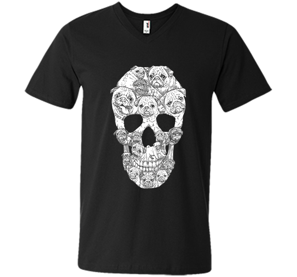 Sugar Pug Skulls T-shirt