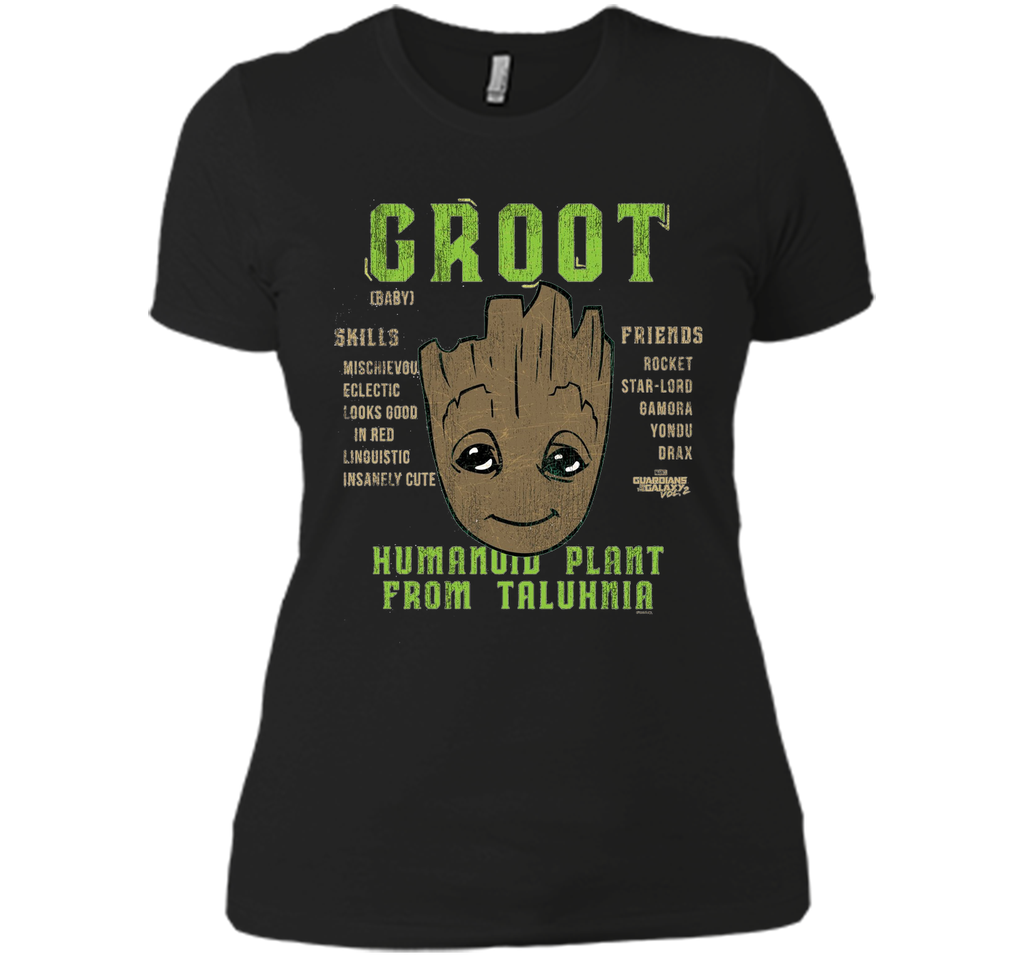 Marvel Groot Guardians of Galaxy 2 Skills Graphic T-Shirt