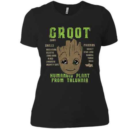 Marvel Groot Guardians of Galaxy 2 Skills Graphic T-Shirt