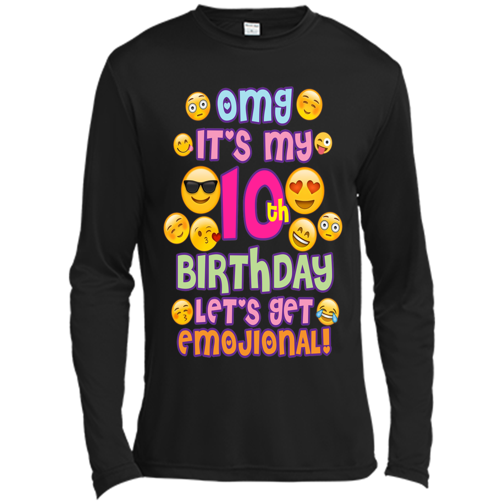 Emoji Shirt For Girls Birthday 10 Ten Year Old Emoji Fun