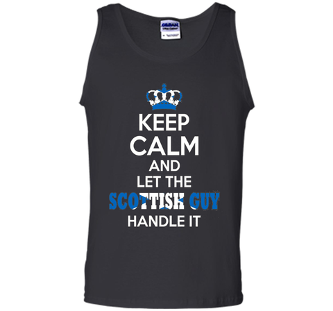 Cool Shirts For Men/Boys. Keep Calm Scottish Guy. Great Gift