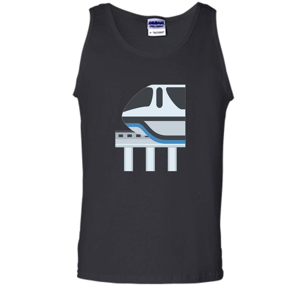 Monorail Emoji T-Shirt Train Ride Track Futuristic Electric