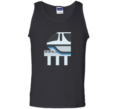 Monorail Emoji T-Shirt Train Ride Track Futuristic Electric