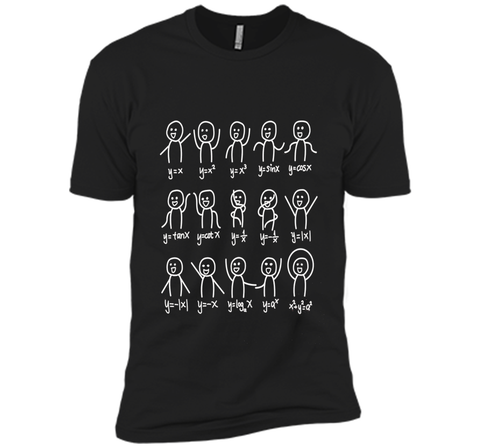 Algebra Dance Funny Graph Figures Math Equation T-shirt