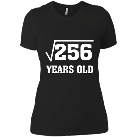 Square Root Of 256 Funny 16 Years Old T-Shirt 16th Birthday