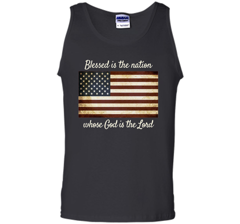 American Flag Blessed The Nation Christian Patriotic Shirt