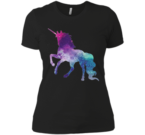 Unicorn Sparkle Space Galaxy Unicorn Print T Shirt Tee