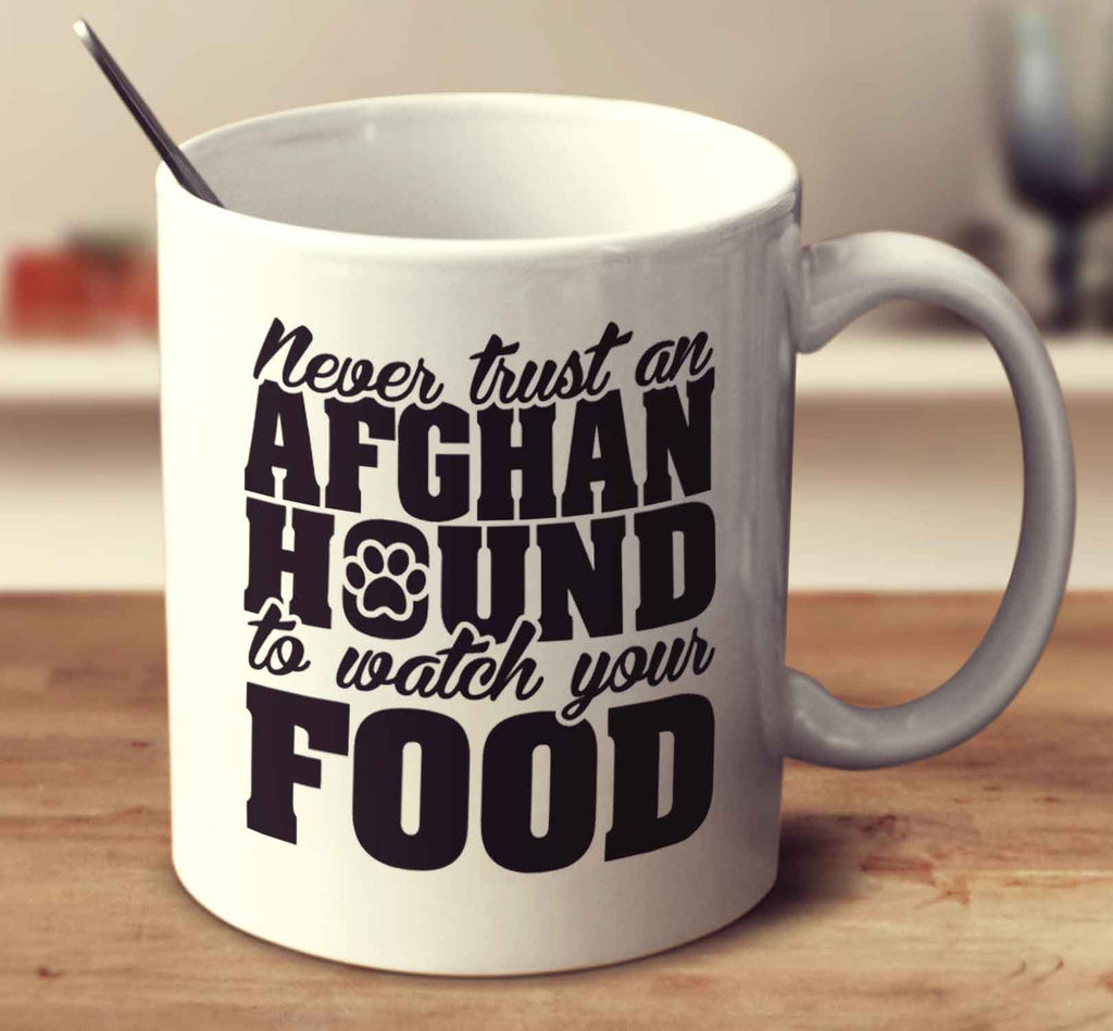 Never Trust An Afghan Hound To Watch Your Food