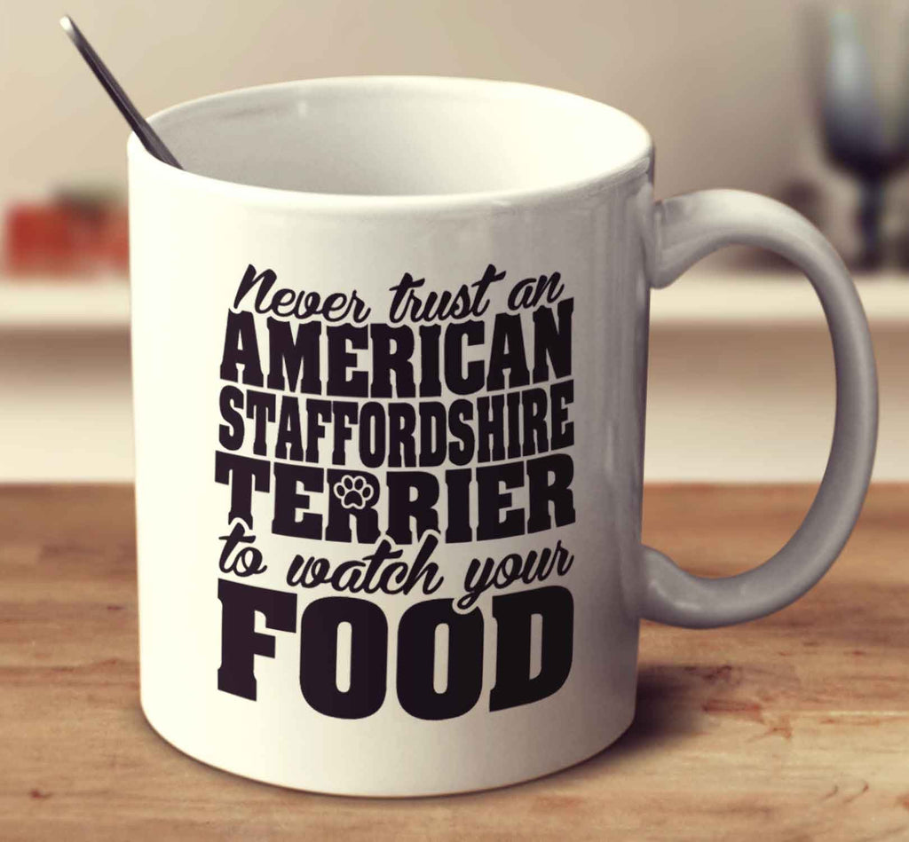 Never Trust An American Staffordshire Terrier To Watch Your Food