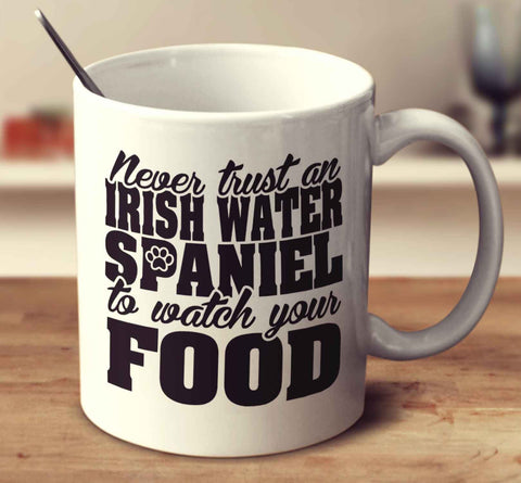 Never Trust An Irish Water Spaniel To Watch Your Food