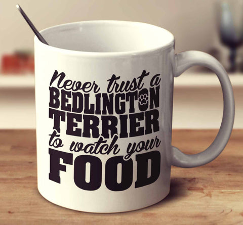 Never Trust A Bedlington Terrier To Watch Your Food