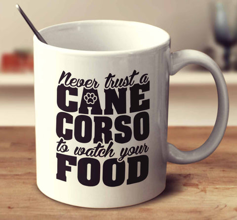 Never Trust A Cane Corso To Watch Your Food