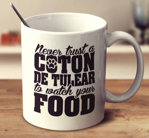 Never Trust A Coton De Tulear To Watch Your Food