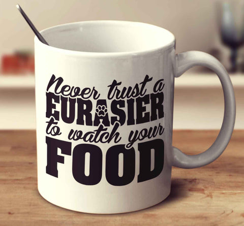 Never Trust A Eurasier To Watch Your Food
