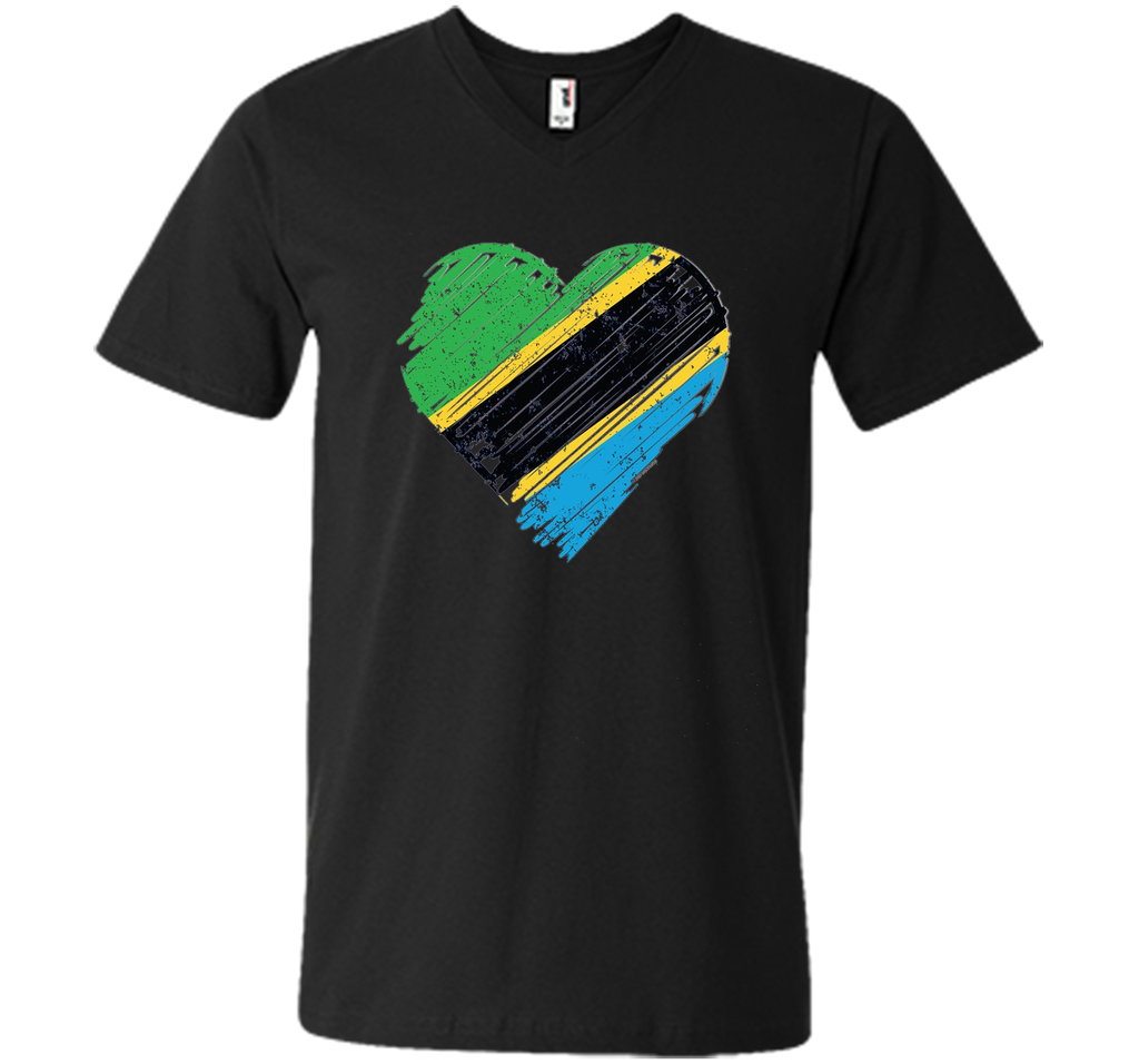 Tanzania Flag Shirt Heart Flag Of Tanzania T Shirt