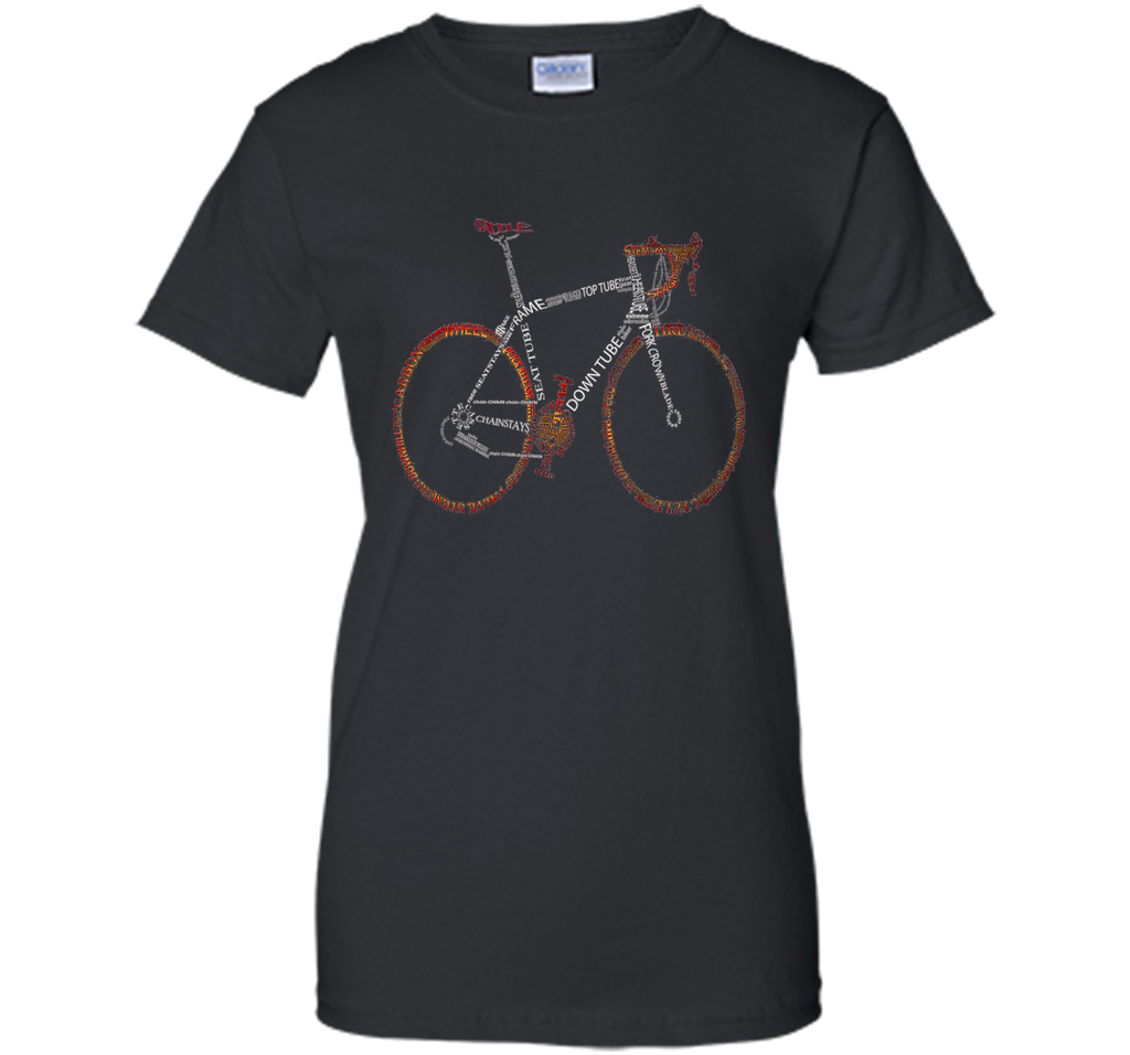 Bicycle Amazing anatomy tshirt - cool tshirt for cyclist