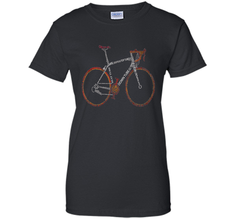 Bicycle Amazing anatomy tshirt - cool tshirt for cyclist