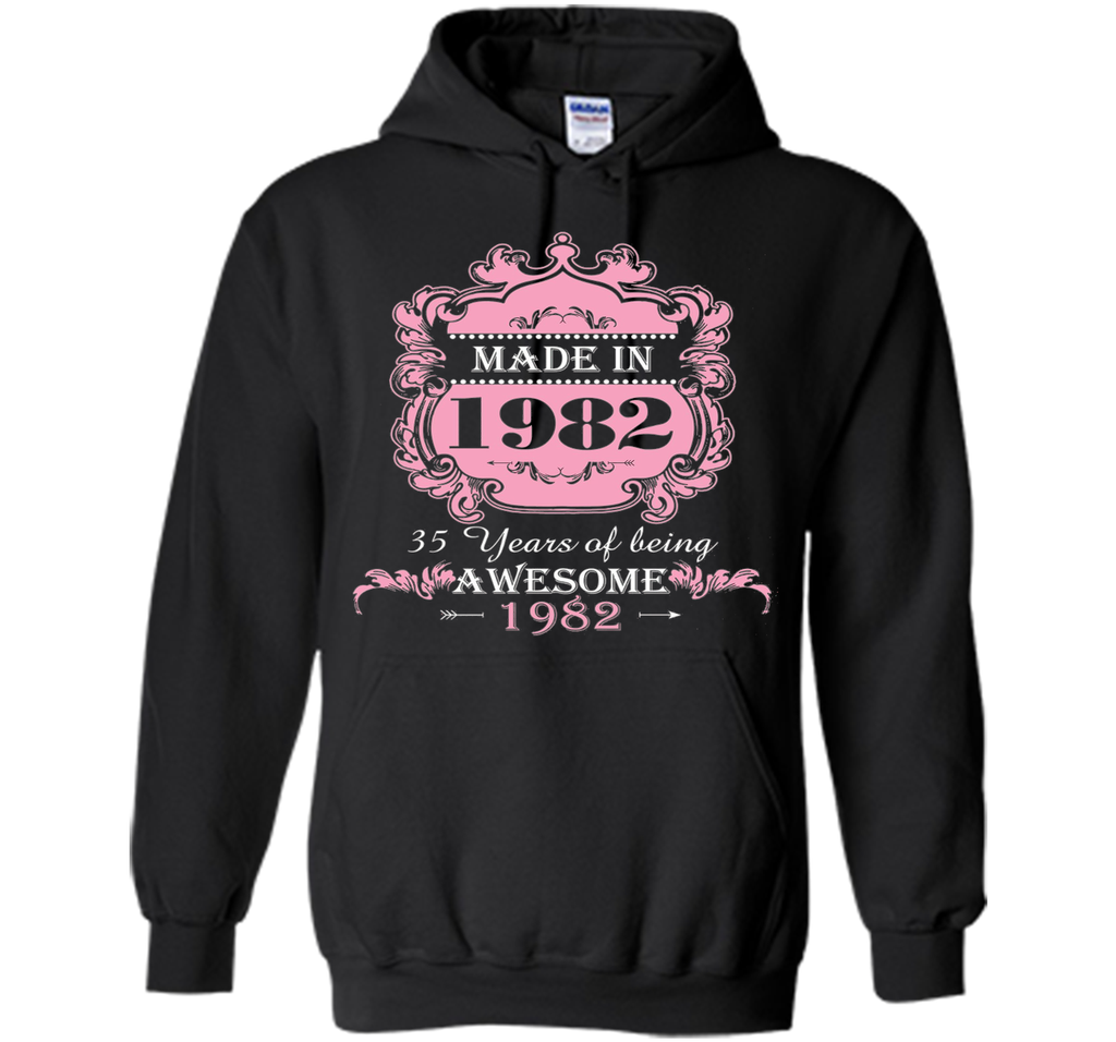 Made In 1982 T Shirt- 35 Years Old 35th Birthday Gift