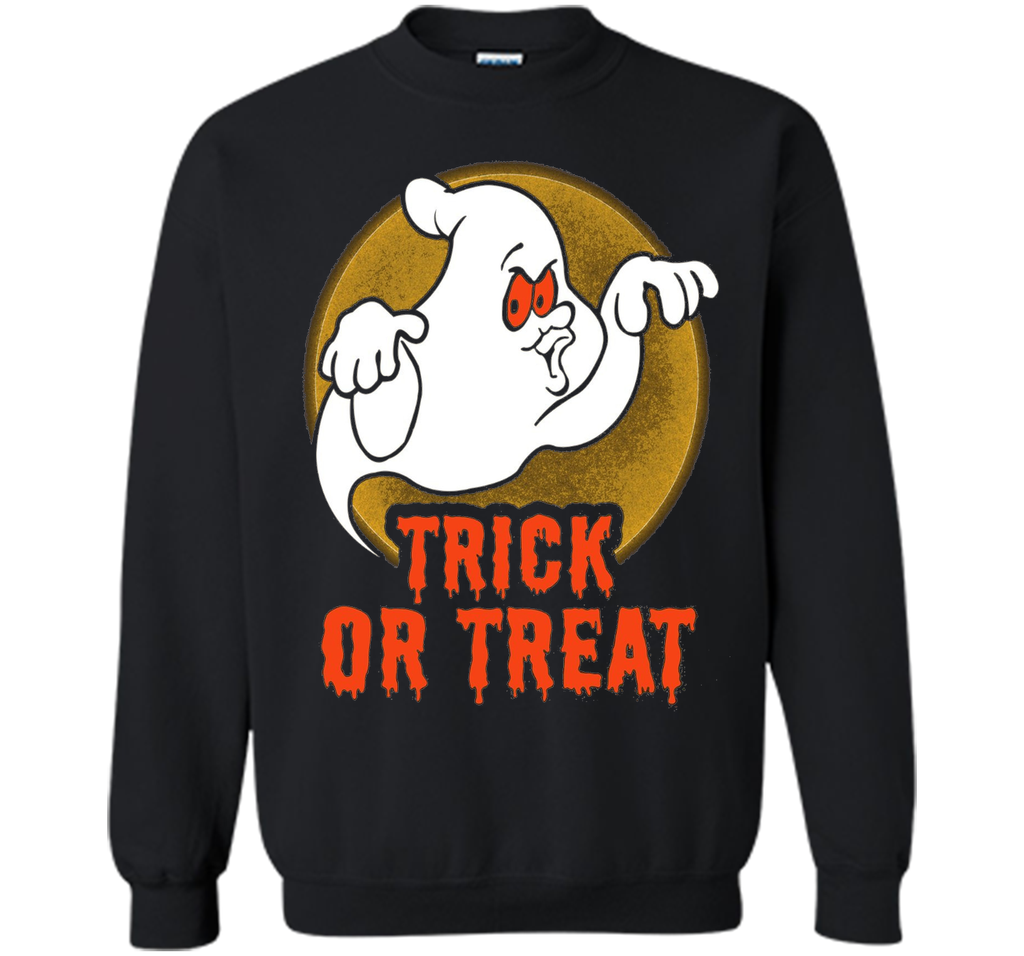 Funny Halloween Trick-or-Treat Sweatshirt Ghost Tee cool Sweatshirt