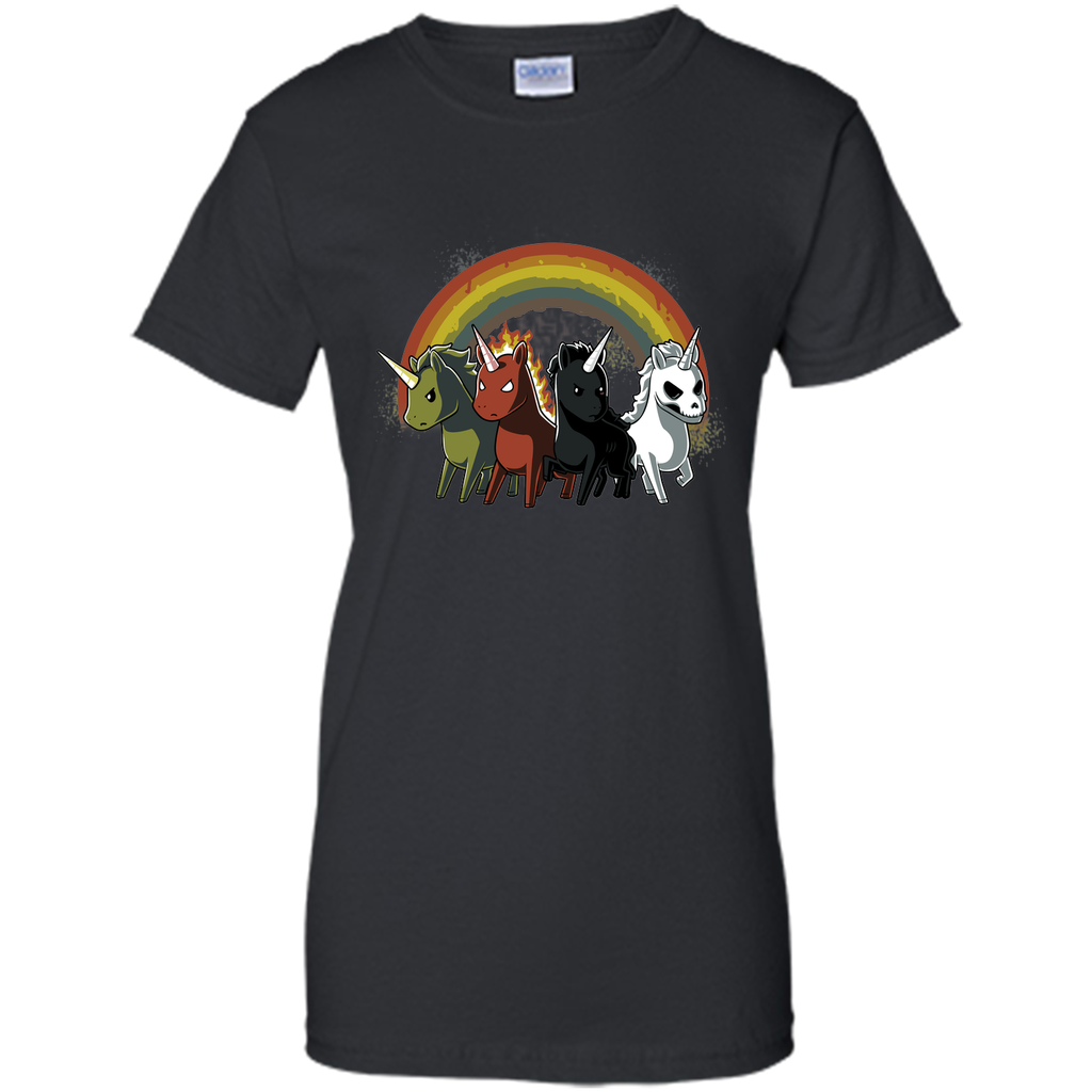 four unicorns of the apocalypse-lovely unicorn t shirt