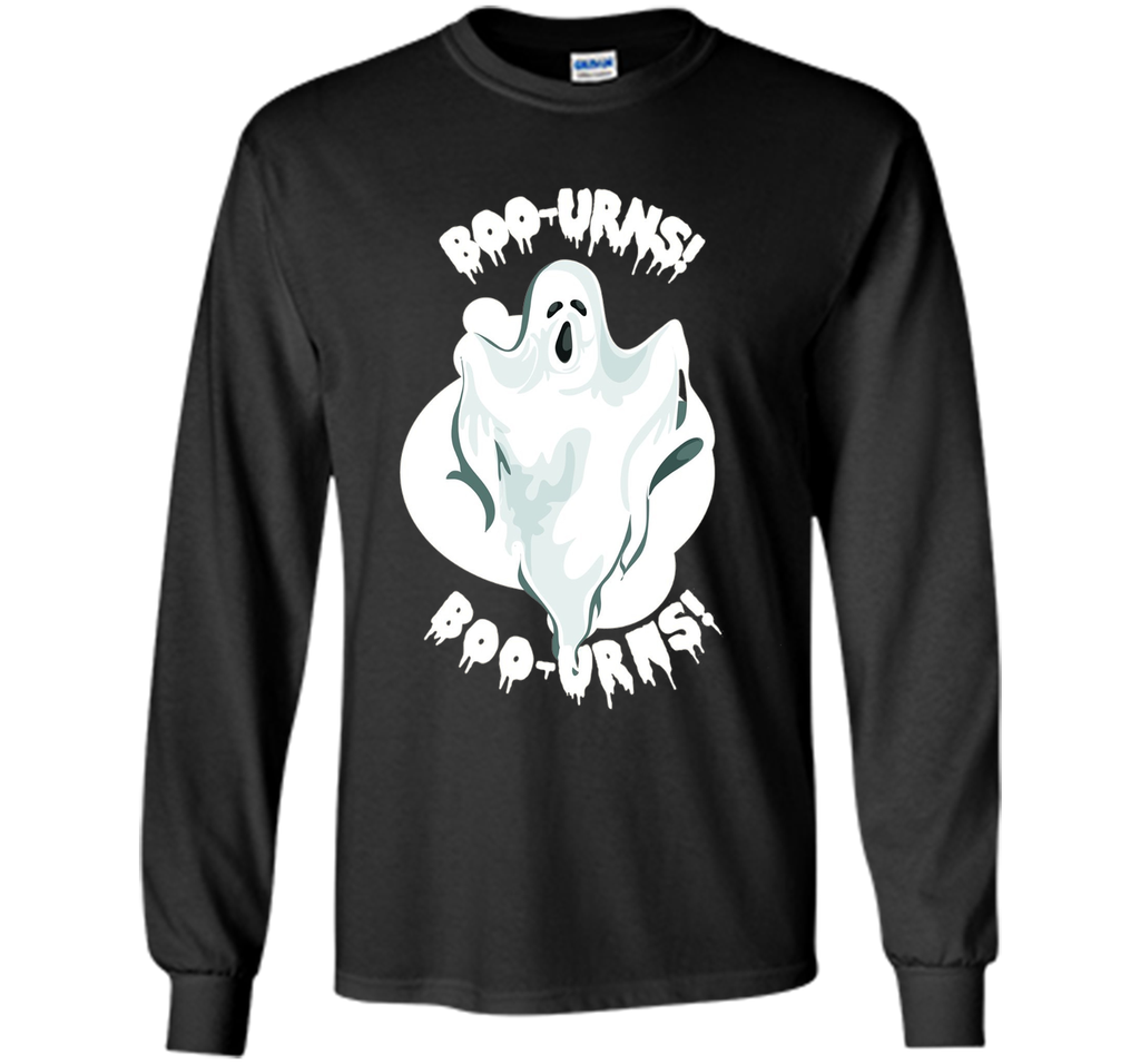 (V2) Boo Boo-Urns! Funny Ghost Halloween T-Shirt LS Ultra Cotton Tshirt