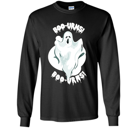 (V2) Boo Boo-Urns! Funny Ghost Halloween T-Shirt LS Ultra Cotton Tshirt
