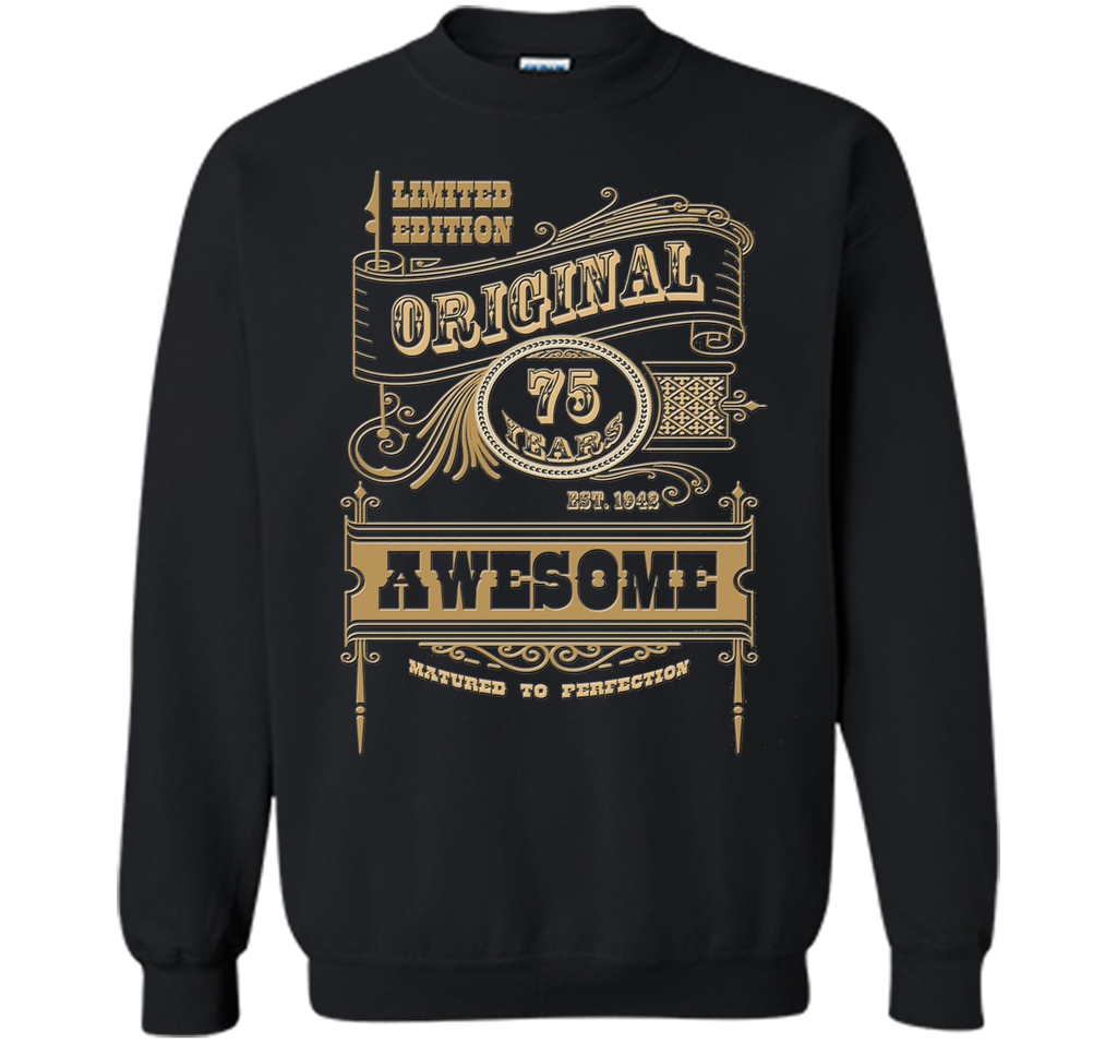 Best 75th Birthday Made in 1942 Awesome T-Shirt Gift Idea