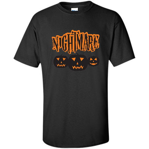 nightmare pumpkin halloween t shirt Custom Ultra Cotton