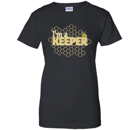 Bee t shirt I'm a Keeper funny beekeeper tee