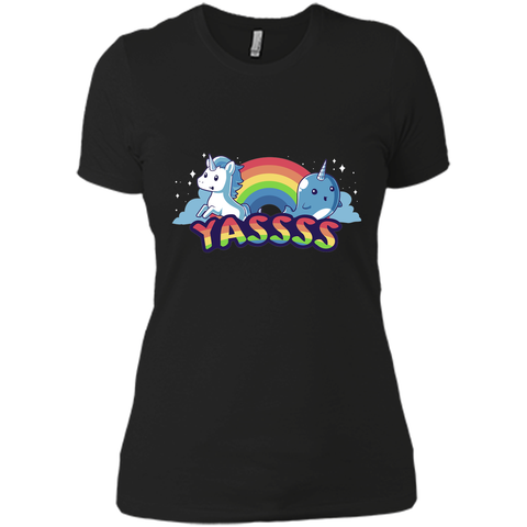 say yasssss-lovely unicorn t shirt