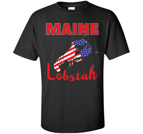 Maine American Lobstah, Lobster 4th of July Tshirt