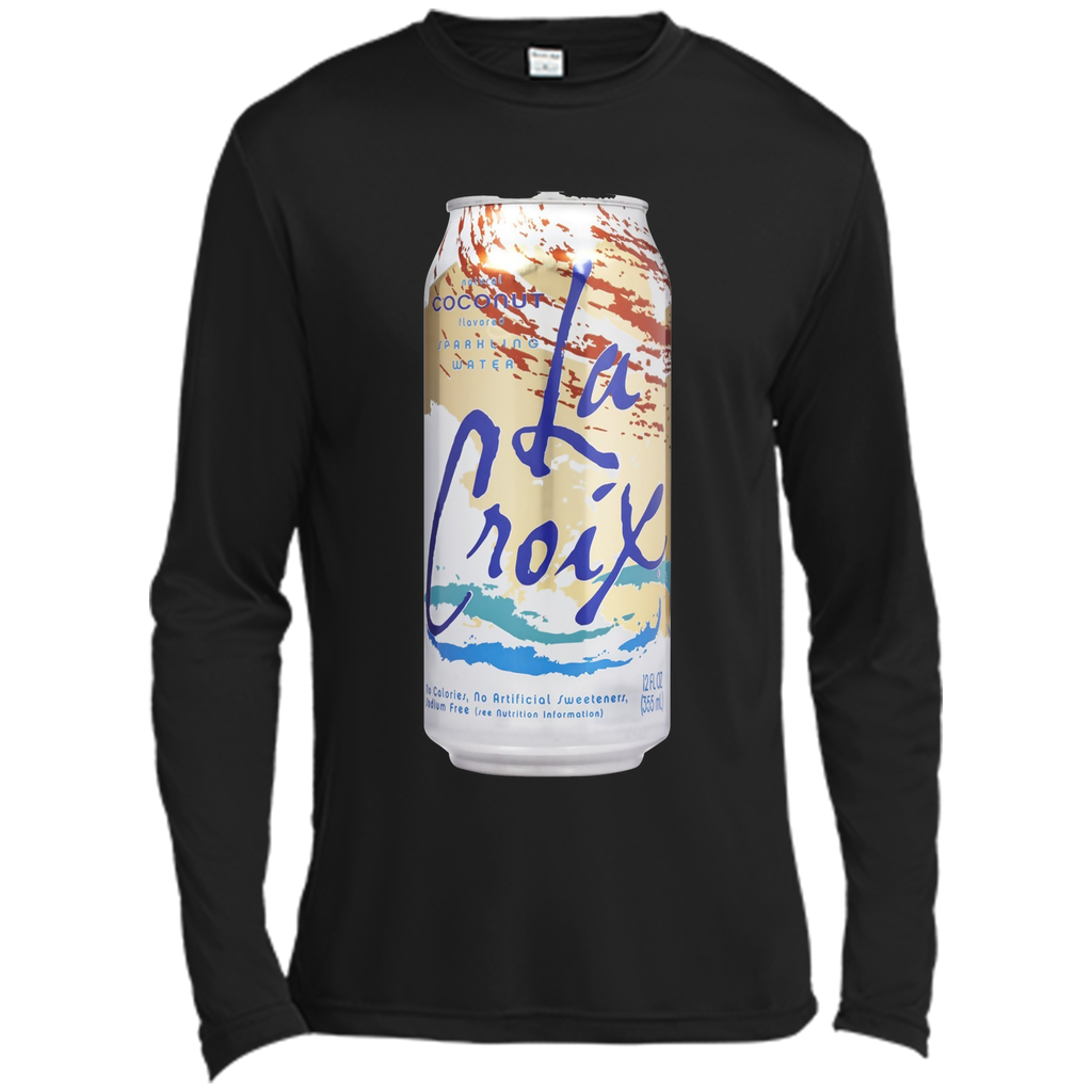 La Croix Coconut Water Giant Can on a Tee Shirt