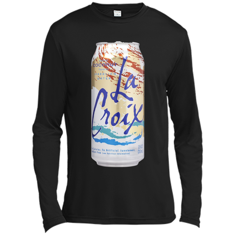 La Croix Coconut Water Giant Can on a Tee Shirt