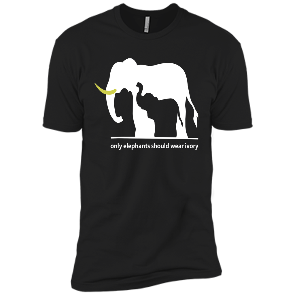 Elephants T Shirt - Only Elephants Should Wear Ivory T Shirt