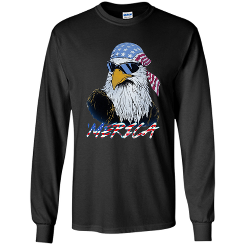 USA PRIDE MERICA MULLET EAGLE T-SHIRT  4th of july shirt
