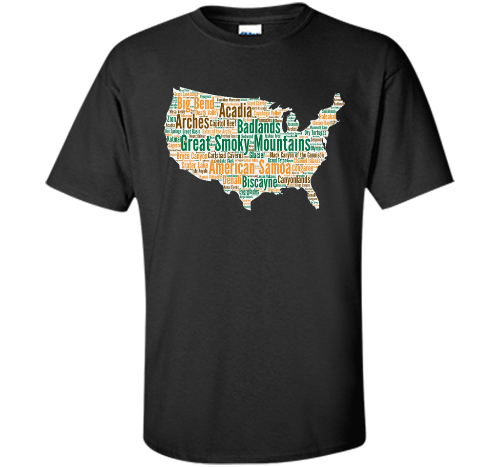 National Parks T Shirt, US National Parks T Shirt