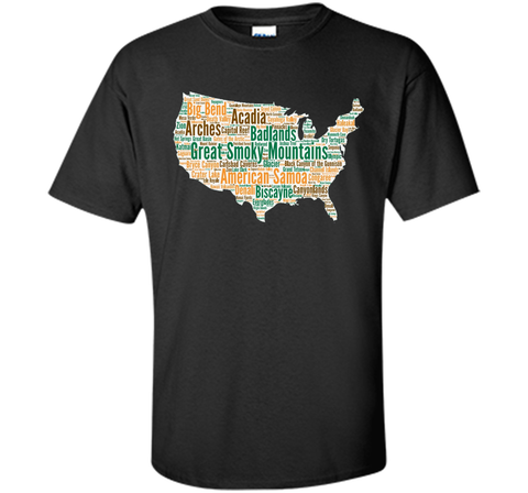 National Parks T Shirt, US National Parks T Shirt