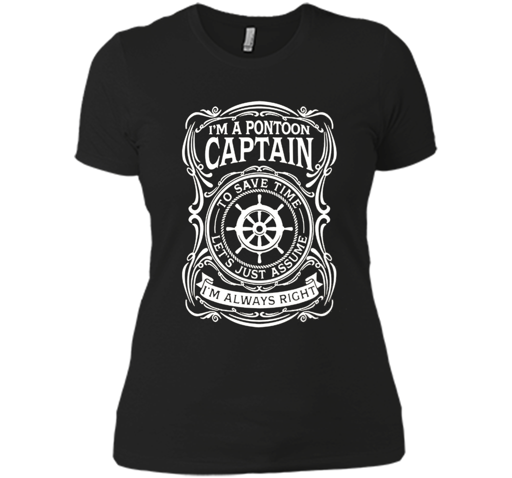 I am a Pontoon Captain T Shirt