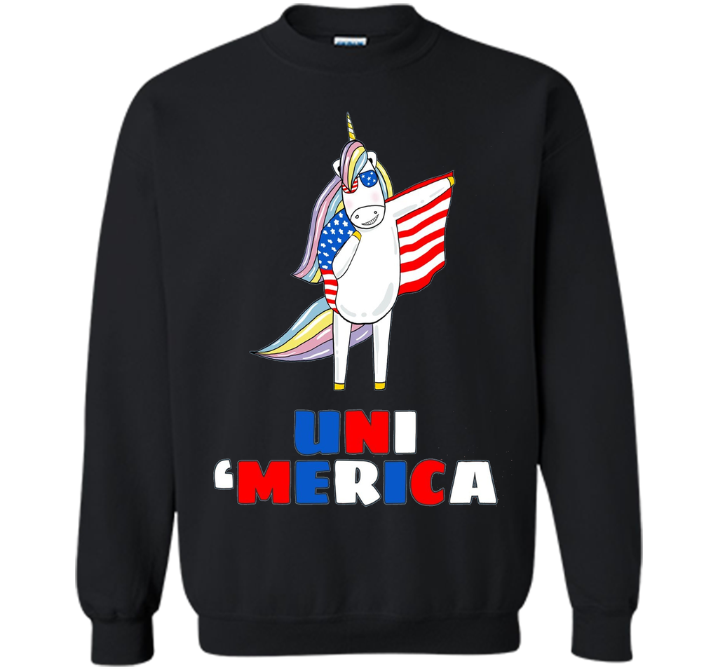 UniMerica 4th Of July Unicorn Ma Memorial Day Funny T-shirt