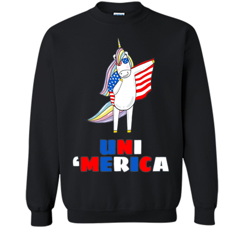 UniMerica 4th Of July Unicorn Ma Memorial Day Funny T-shirt