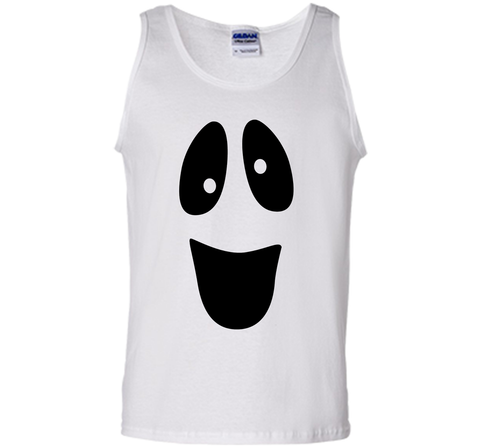 Funny Ghost Face Halloween Tank Top