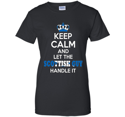 Cool Shirts For Men/Boys. Keep Calm Scottish Guy. Great Gift