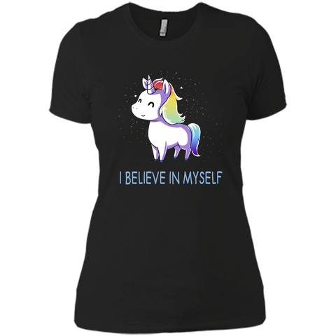 i believe in myself-lovely unicorn t shirt
