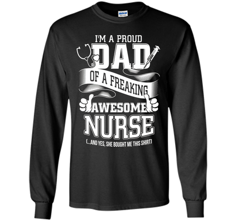 Nursing Dad Shirt Proud Dad Of A Nurse Shirt Gifts