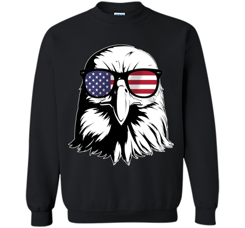 Bald Eagle T Shirt Patriotic Sunglass Shirt Red, White & Blu