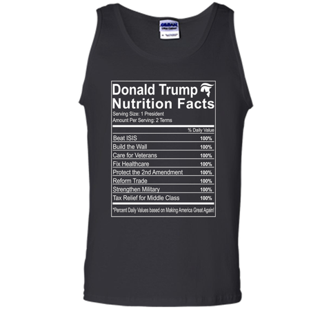 Donald Trump Nutrition Facts Make America Great Shirt